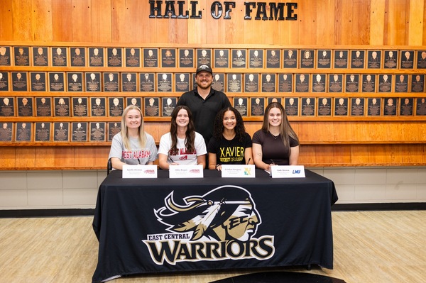 Four Lady Warriors Sign to Four Year Schools