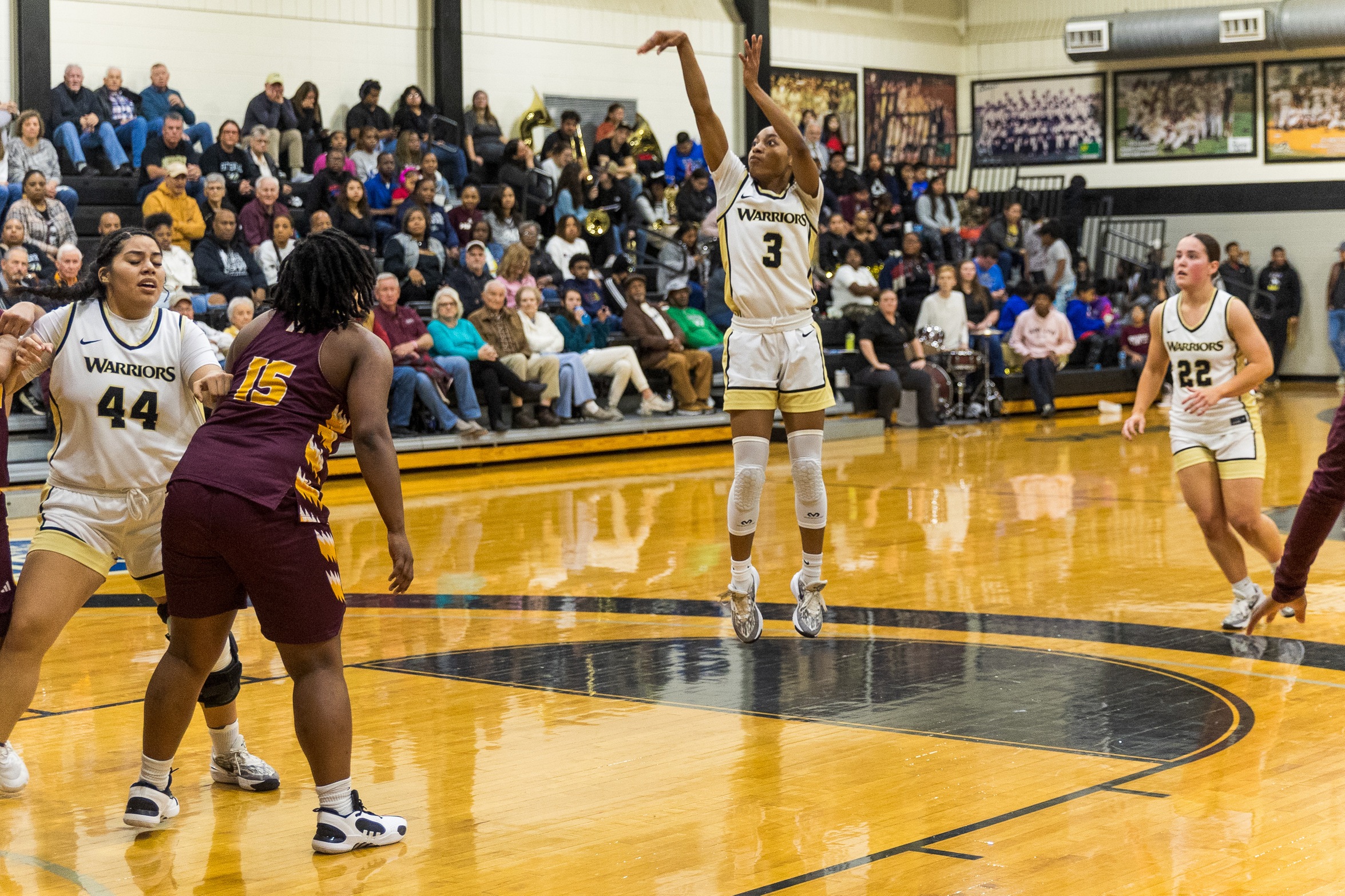 Lady Warriors Grit Out Win at Home