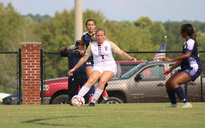Anderson's Hat Trick Leads Lady Warriors Past MGCCC